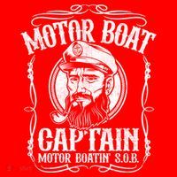 Motor Boat Captain Funny Pontoon Boating Motor Boatin Lake Kids T-Shirt thumb 4