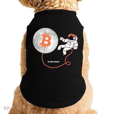 Moon Bitcoin Cryptocurrency Crypto Digital Currency Doggie Tank