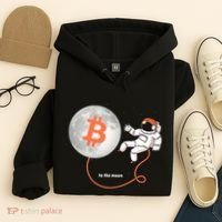 Moon Bitcoin Cryptocurrency Crypto Digital Currency Hoodie thumb 4