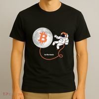 Moon Bitcoin Cryptocurrency Crypto Digital Currency T-Shirt thumb 3