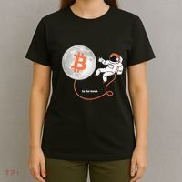 Moon Bitcoin Cryptocurrency Crypto Digital Currency T-Shirt thumb 4