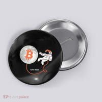 Moon Bitcoin Cryptocurrency Crypto Digital Currency Button thumb 0