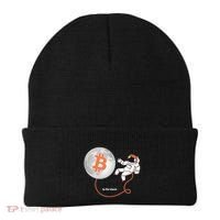 Moon Bitcoin Cryptocurrency Crypto Digital Currency Beanie thumb 0