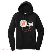 Moon Bitcoin Cryptocurrency Crypto Digital Currency Women's Hoodie thumb 0