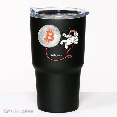 Moon Bitcoin Cryptocurrency Crypto Digital Currency Tumbler