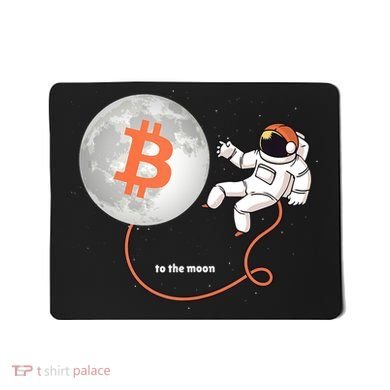 Moon Bitcoin Cryptocurrency Crypto Digital Currency Mousepad