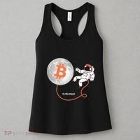 Moon Bitcoin Cryptocurrency Crypto Digital Currency Women's Tank Top thumb 3