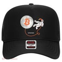 Moon Bitcoin Cryptocurrency Crypto Digital Currency Hat thumb 0