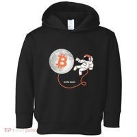 Moon Bitcoin Cryptocurrency Crypto Digital Currency Toddler Hoodie thumb 0