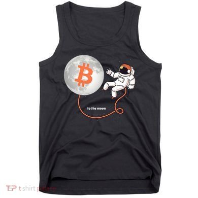 Moon Bitcoin Cryptocurrency Crypto Digital Currency Tank Top