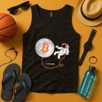 Moon Bitcoin Cryptocurrency Crypto Digital Currency Tank Top thumb 4