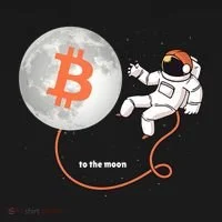 Moon Bitcoin Cryptocurrency Crypto Digital Currency Women's T-Shirt thumb 6