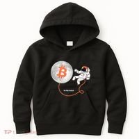 Moon Bitcoin Cryptocurrency Crypto Digital Currency Kids Hoodie thumb 0