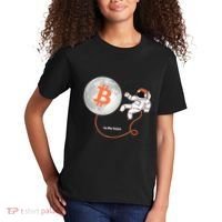 Moon Bitcoin Cryptocurrency Crypto Digital Currency Kids T-Shirt thumb 2