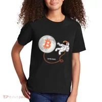 Moon Bitcoin Cryptocurrency Crypto Digital Currency Kids T-Shirt thumb 2