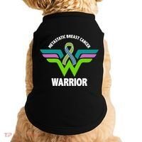 Metastatic Breast Cancer Warrior Ribbon Doggie Tank thumb 0