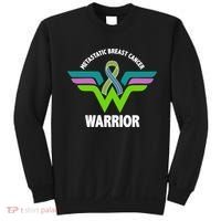 Metastatic Breast Cancer Warrior Ribbon Sweatshirt thumb 0