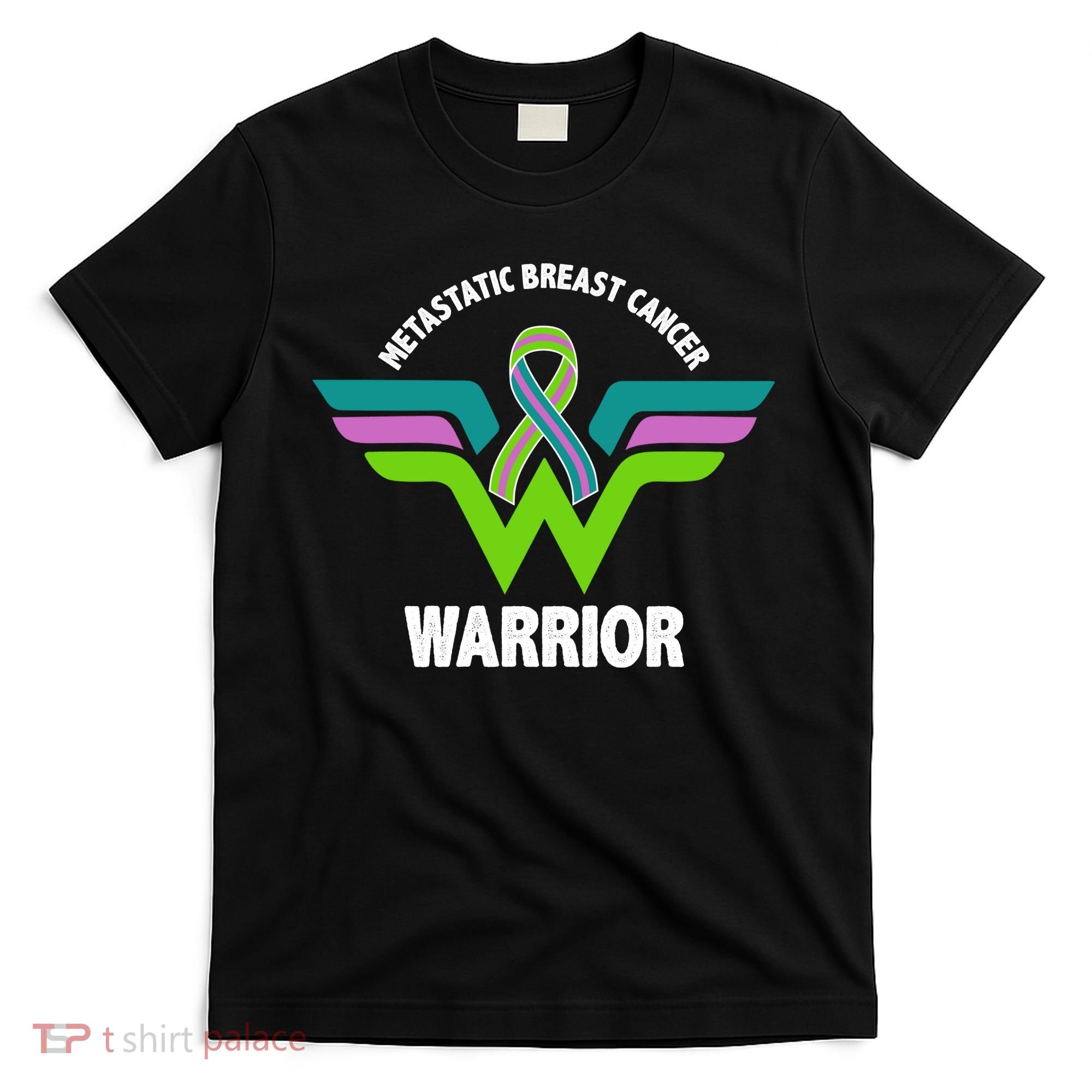 Metastatic Breast Cancer Warrior Ribbon T-Shirt