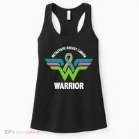 Metastatic Breast Cancer Warrior Ribbon Women's Tank Top thumb 0