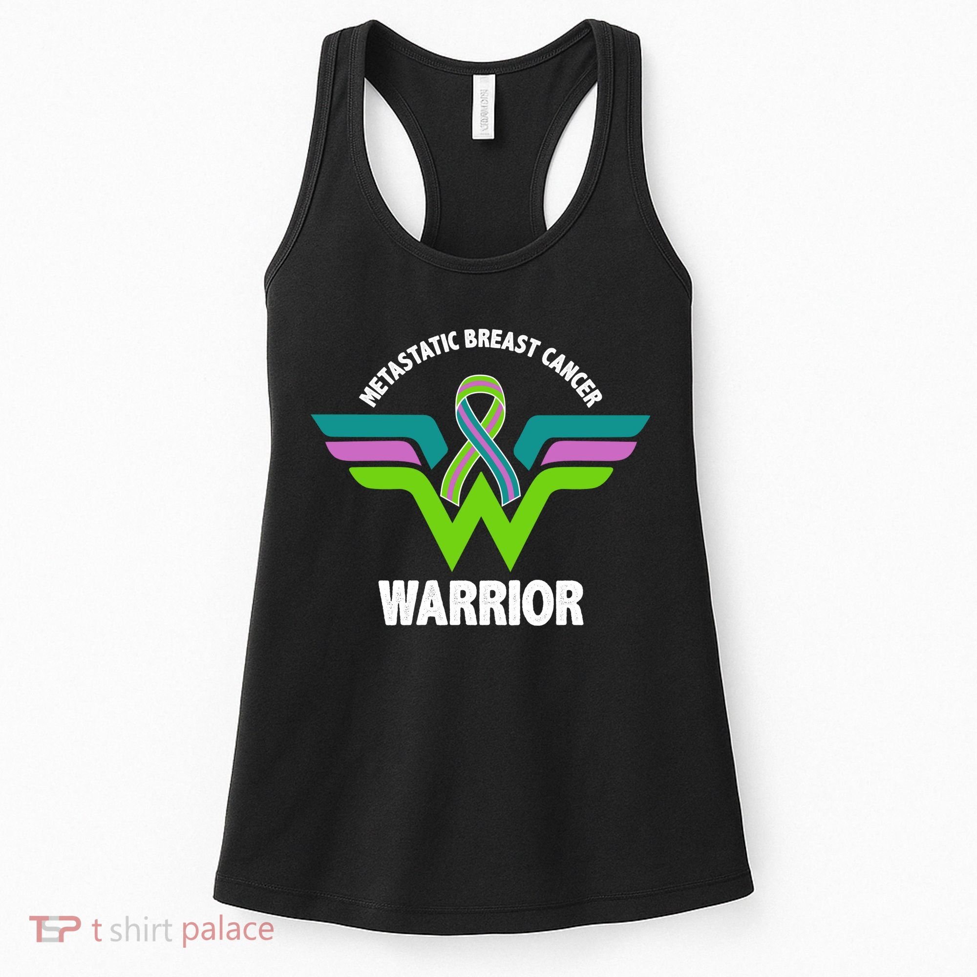 Metastatic Breast Cancer Warrior Ribbon Women's Tank Top
