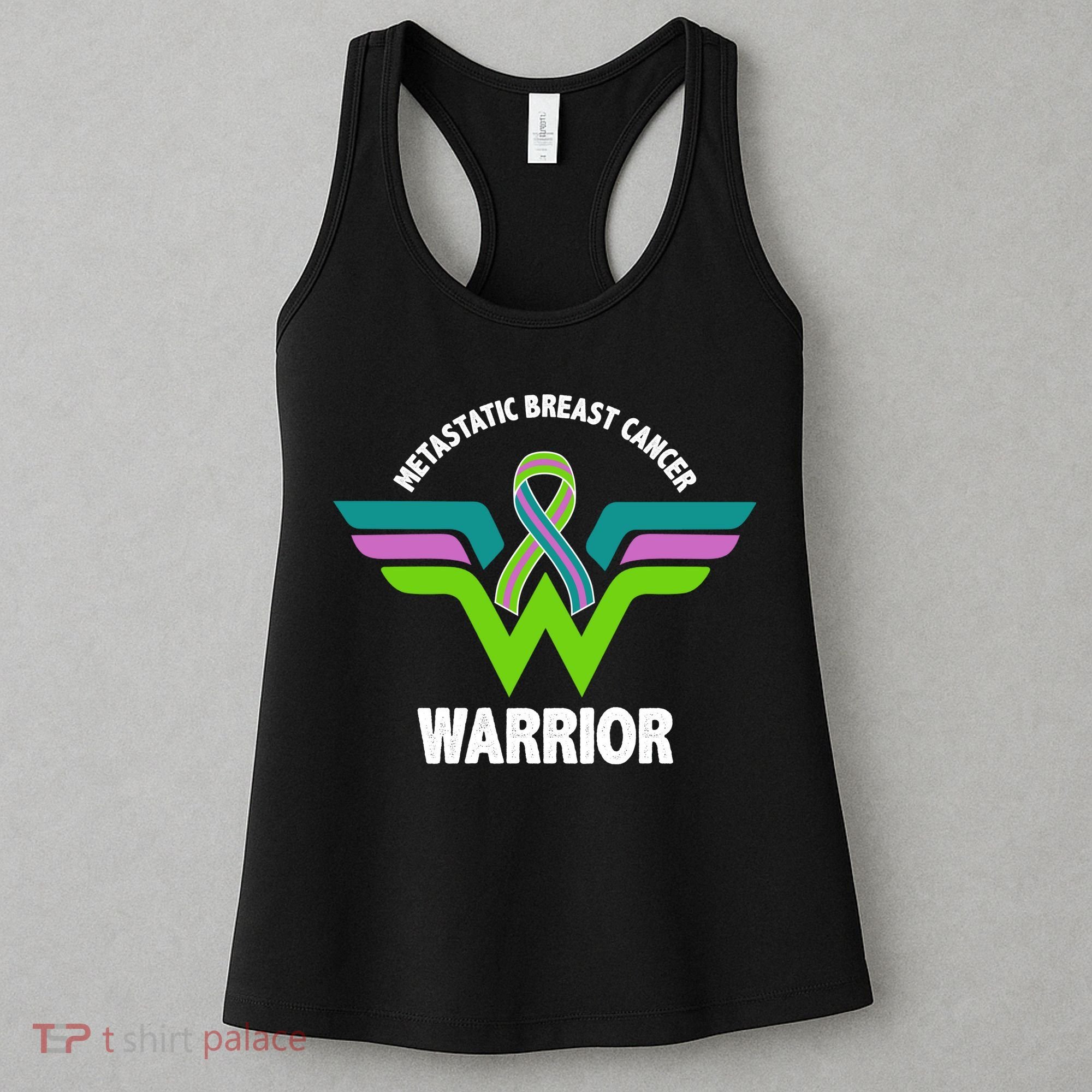 Metastatic Breast Cancer Warrior Ribbon Women's Tank Top