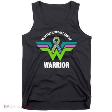 Metastatic Breast Cancer Warrior Ribbon Tank Top