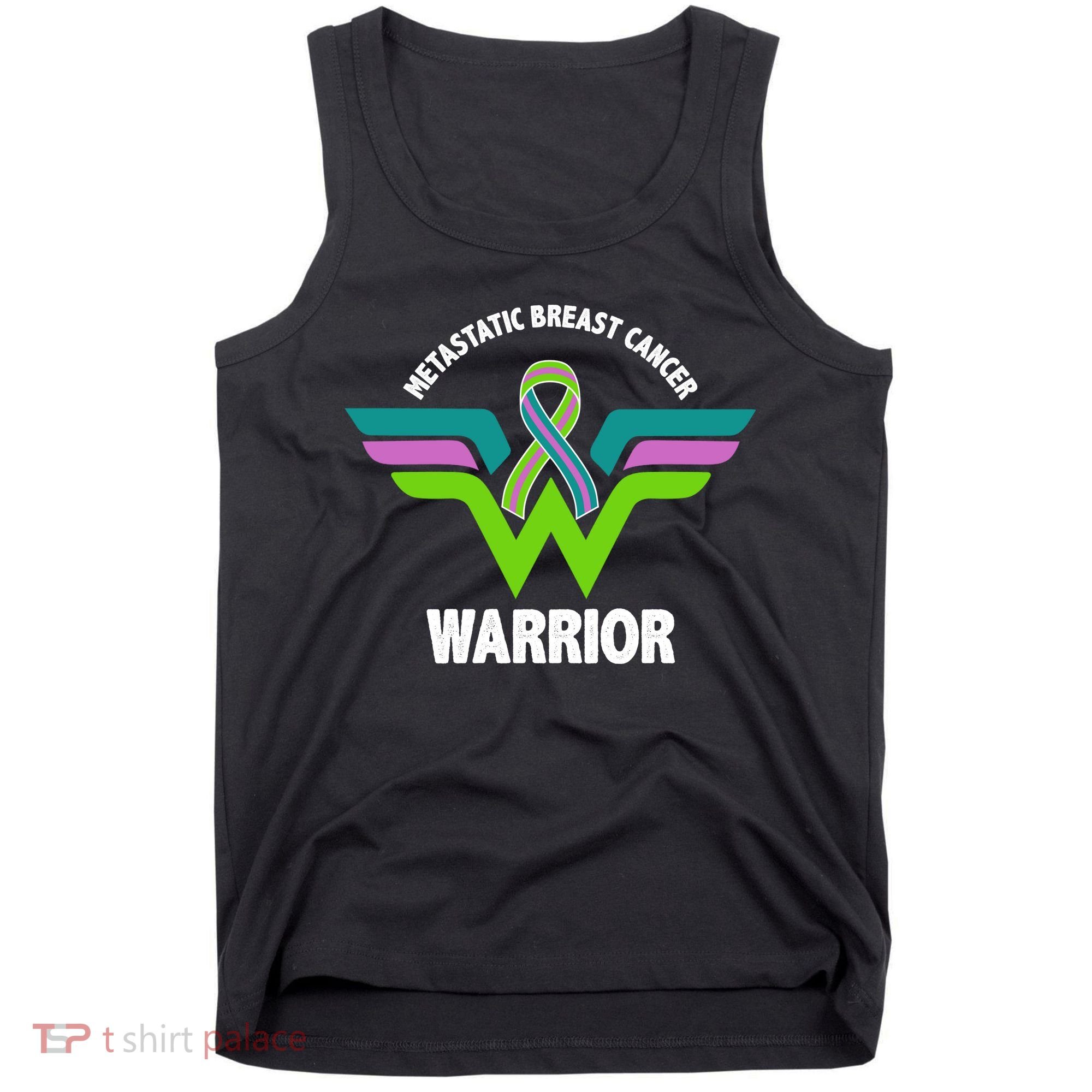 Metastatic Breast Cancer Warrior Ribbon Tank Top