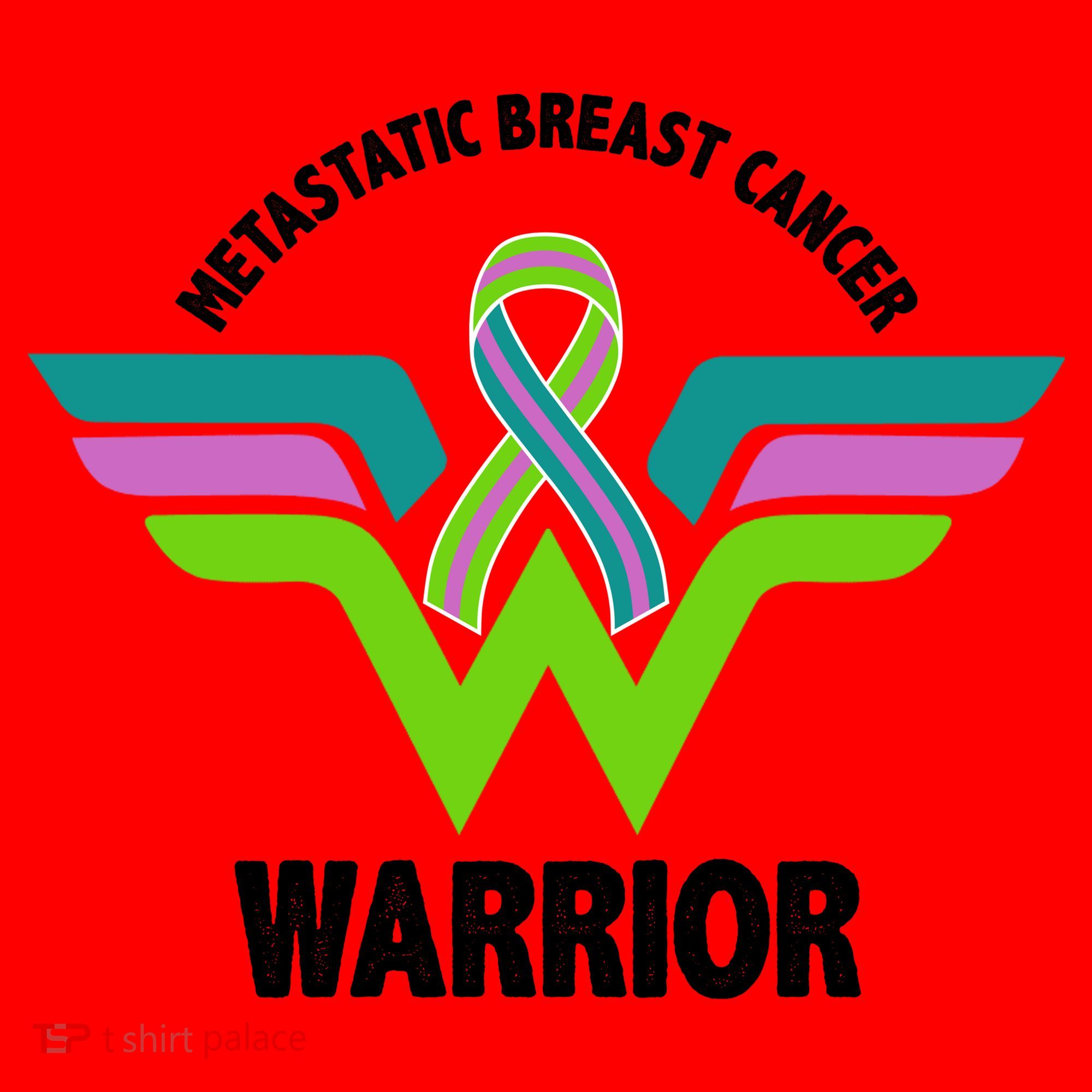 Metastatic Breast Cancer Warrior Ribbon Santa Hat