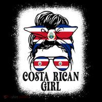 Messy Bun Costa Rica Flag Costa Rican S Gift Coffee Mug thumb 5