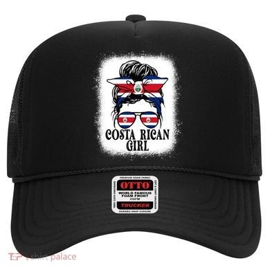 Messy Bun Costa Rica Flag Costa Rican S Gift Hat