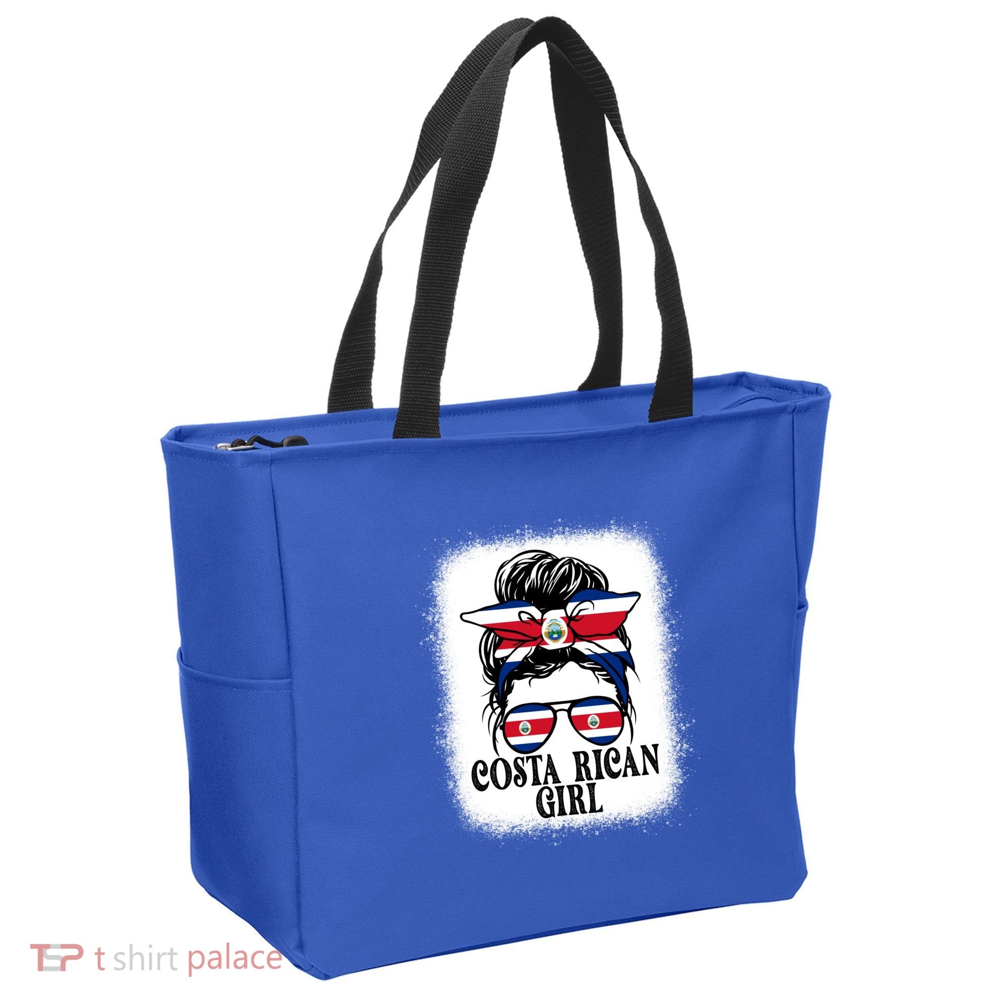 Messy Bun Costa Rica Flag Costa Rican S Gift Tote Bag