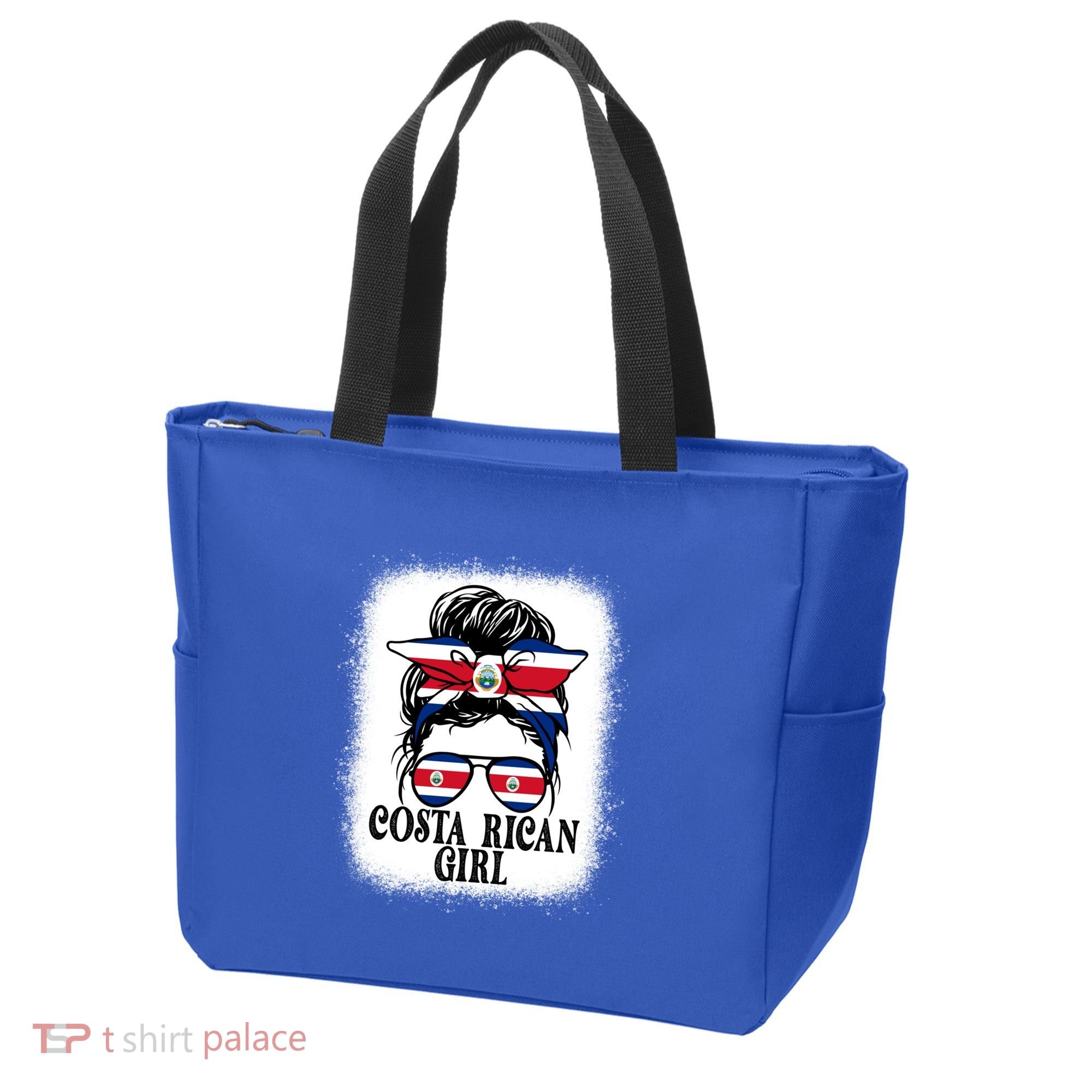 Messy Bun Costa Rica Flag Costa Rican S Gift Tote Bag