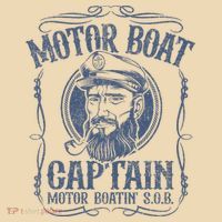 Motor Boat Captain Funny Pontoon Boating Motor Boatin Lake Tote Bag thumb 4