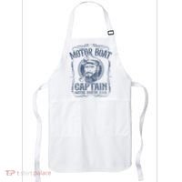 Motor Boat Captain Funny Pontoon Boating Motor Boatin Lake Apron thumb 0