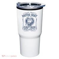 Motor Boat Captain Funny Pontoon Boating Motor Boatin Lake Tumbler thumb 0