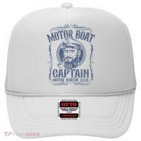Motor Boat Captain Funny Pontoon Boating Motor Boatin Lake Hat thumb 0