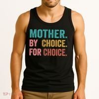 Mother By Choice For Choice Pro Choice Feminist Rights Tank Top thumb 3