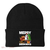 Merry Briskmas Christmas July Santa Brisket Smoking Smoker Beanie thumb 0