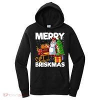 Merry Briskmas Christmas July Santa Brisket Smoking Smoker Women's Hoodie thumb 0