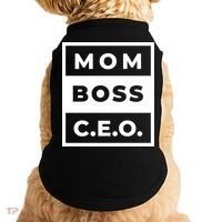 Mom Boss CEO Doggie Tank thumb 0