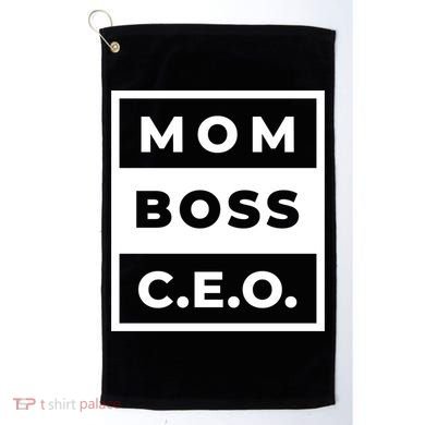 Mom Boss CEO Golf Towel