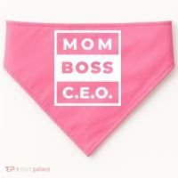 Mom Boss CEO USA-Made Doggie Bandana thumb 0
