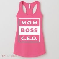 Mom Boss CEO Women's Tank Top thumb 0