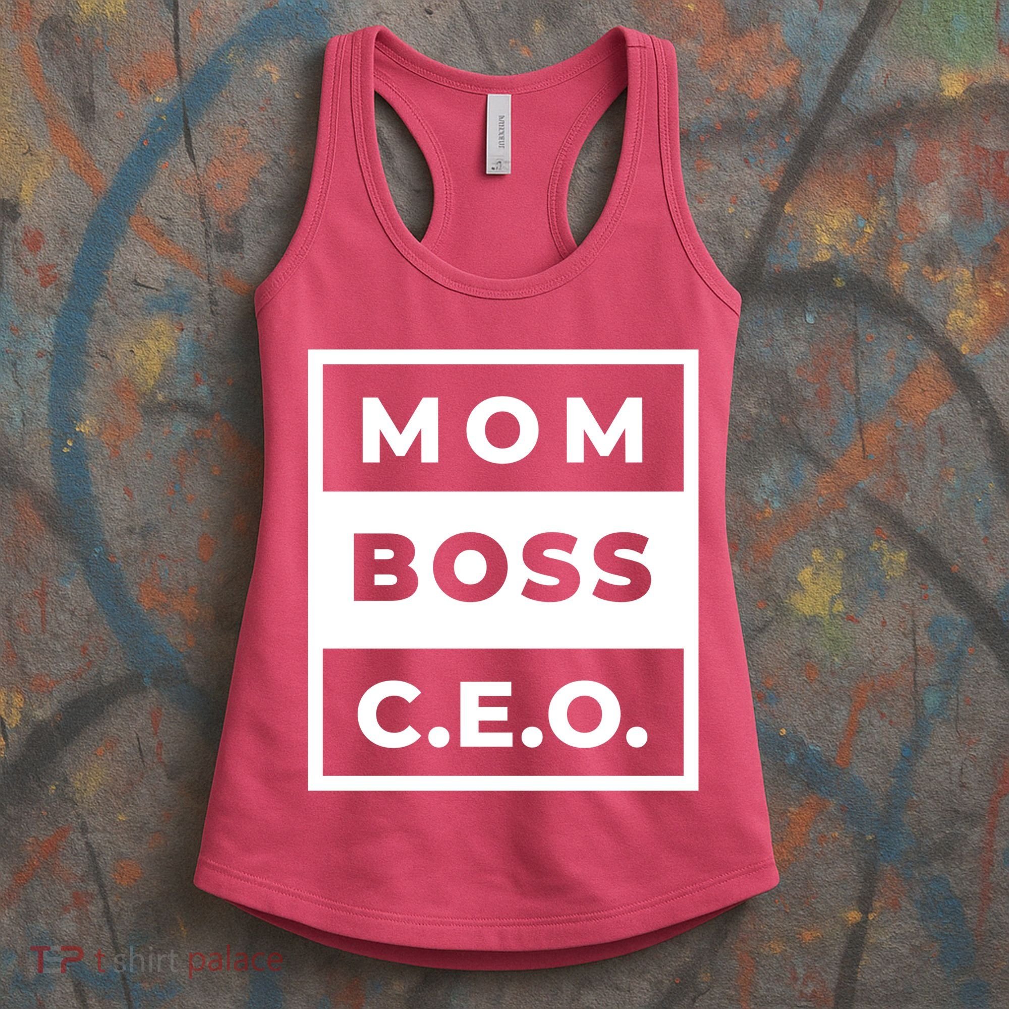 Mom Boss CEO Women's Tank Top