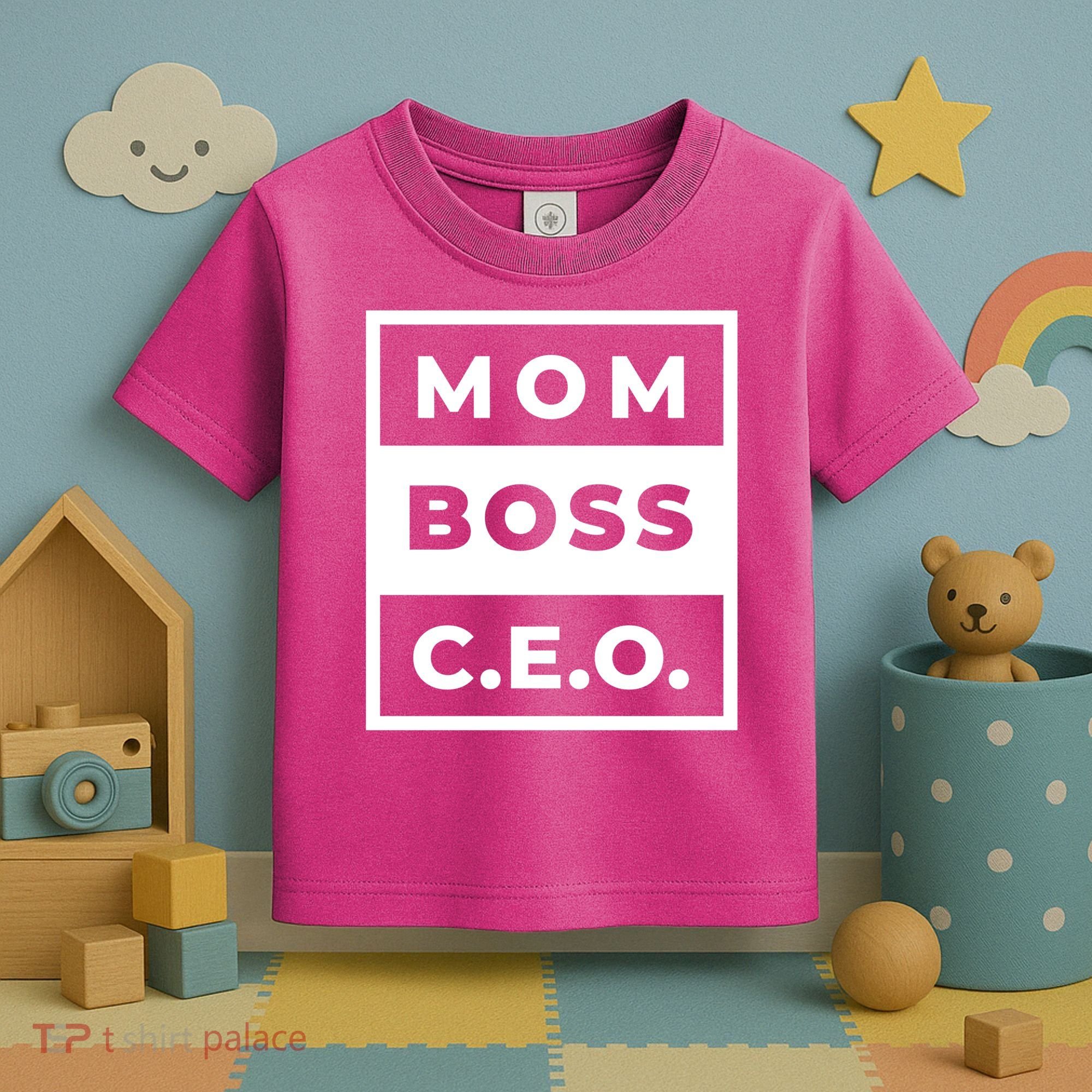Mom Boss CEO Toddler T-Shirt