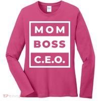 Mom Boss CEO Women's Long Sleeve Shirt thumb 0