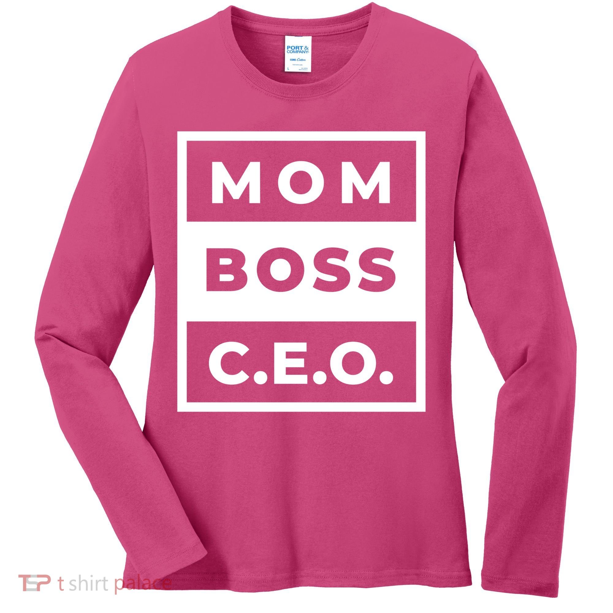 Mom Boss CEO Women's Long Sleeve Shirt