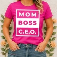 Mom Boss CEO Women's T-Shirt thumb 2