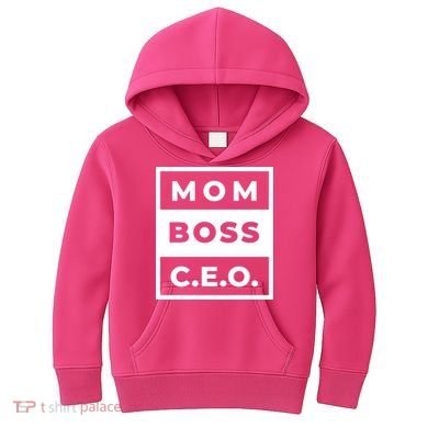 Mom Boss CEO Kids Hoodie