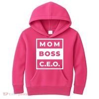 Mom Boss CEO Kids Hoodie thumb 0